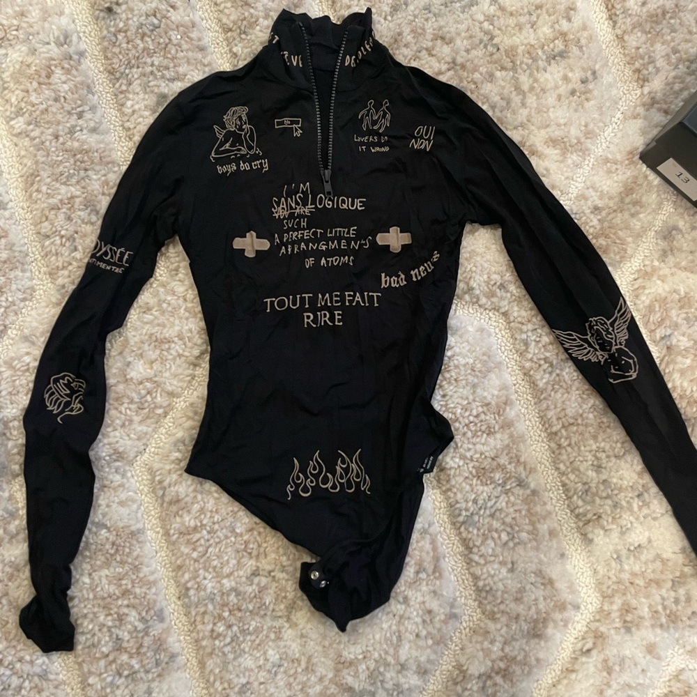 Black long sleeve TTSWTRS body suit